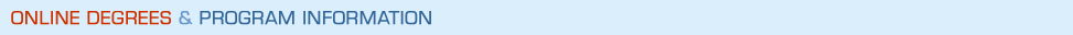 Online Degrees & MBA Programs Information Logo